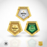 White Belt + Yellow Belt + Green Belt
